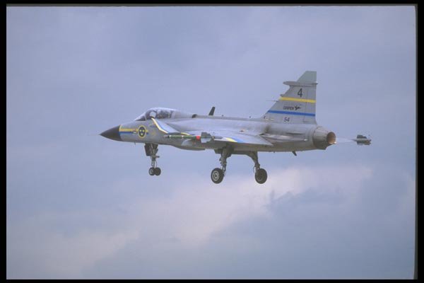 034004 JAS 39 Gripen  Swedish Air Force A4 Photo Print