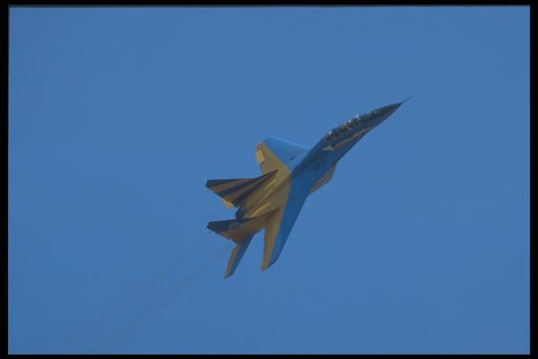 034036 Mikoyan MIG 29UB Fulcrum  Ukrainian Air Force A4 Photo Print