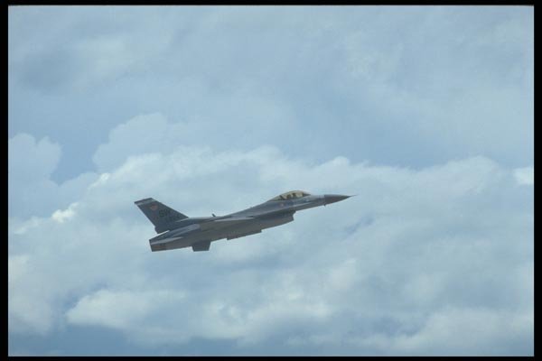 034044 General Dynamics F 16C Fighting Falcon  United States Air Force A4 Photo Print