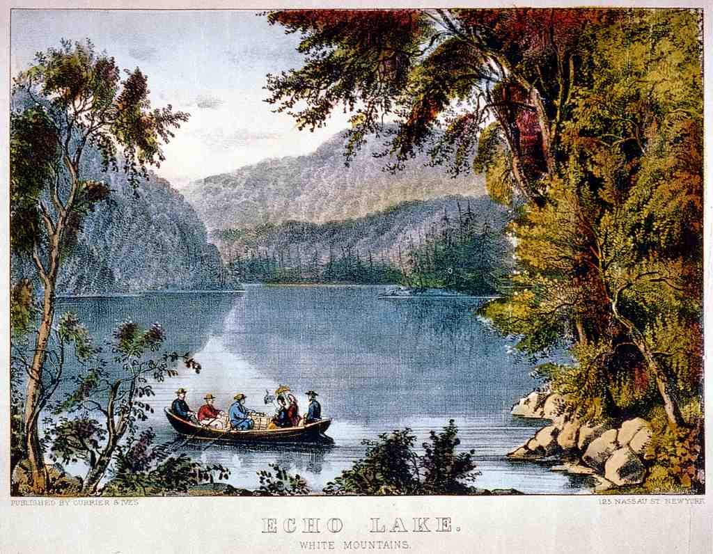 036 Echo Lake Vintage A4 Photo Print