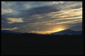 036052 Sunset, Kaikoura Range, South Island A4 Photo Print