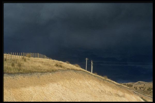 036067 Stormclouds, Coromandel Peninsula, North Island A4 Photo Print