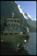 036155 Tour Launch, Milford Sound A4 Photo Print