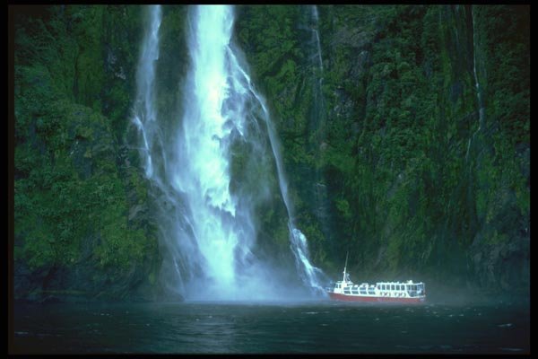 036159 Stirling Falls, Milford Sound A4 Photo Print