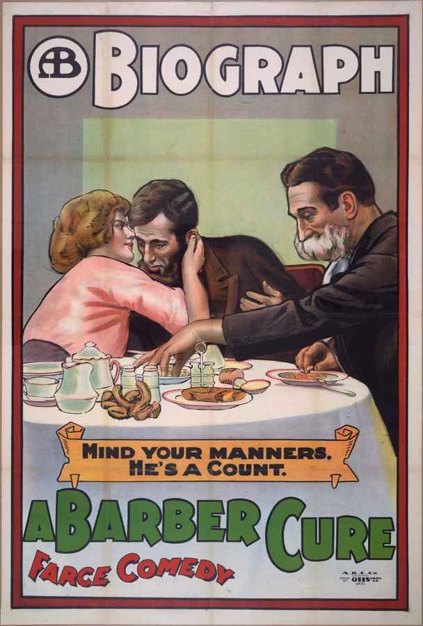 03653u barber advert A4 Photo Print