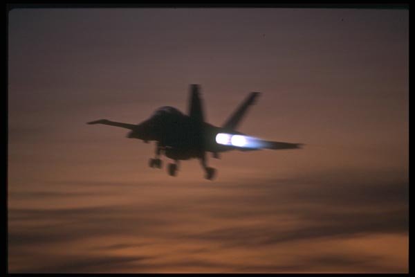 037002 F 18 Launch In Afterburner A4 Photo Print