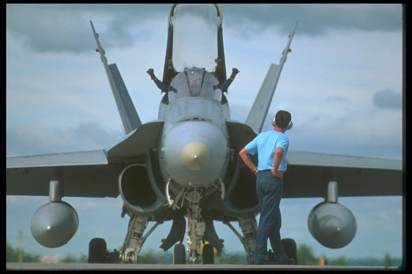 037026 F 18 Pre takeoff Checks A4 Photo Print