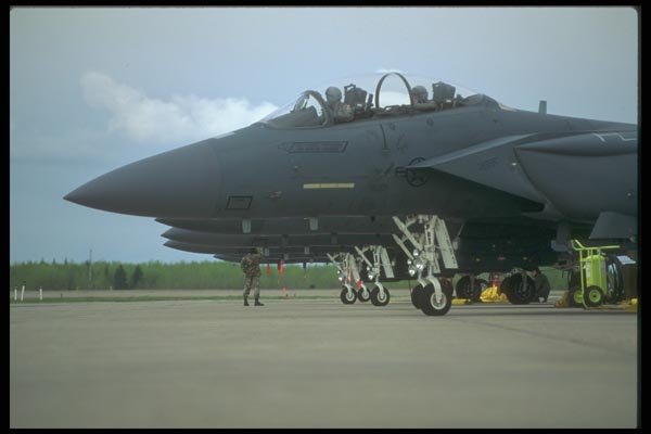 037028 F 15E Strike Eagle  A4 Photo Print