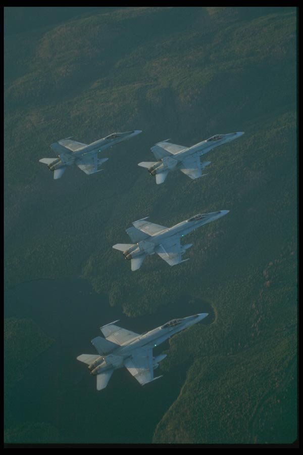 037057 F 18 Finger Four Formation A4 Photo Print
