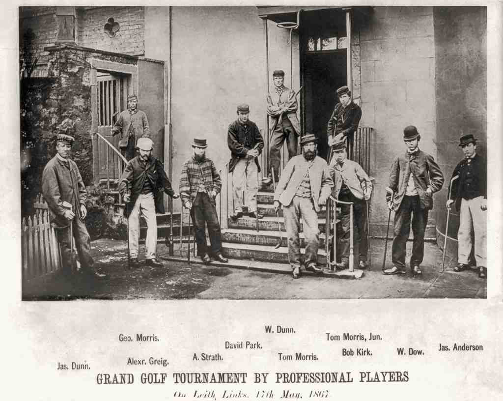 038 Golf Tournament Leith Links 17th May 1867 Vintage A4 Photo Print