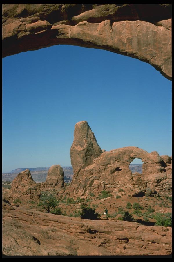 038003 Turret Arch Arches National Park A4 Photo Print