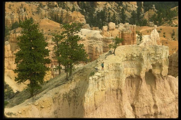 038015 Weather Carved Pinnacles Bryce National Park A4 Photo Print