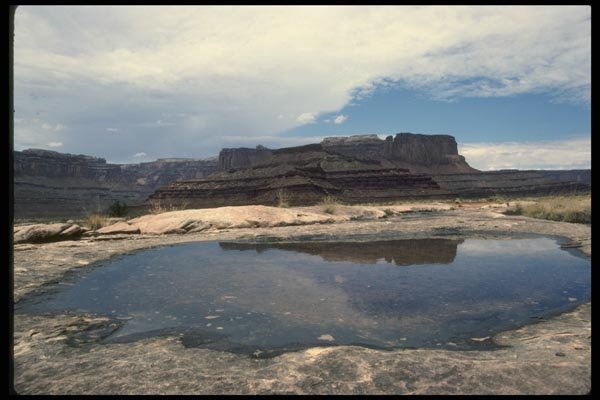 038021 Rain Pool Canyonlands National Park A4 Photo Print