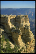 038049 Morning Sun On Mather Point Grand Canyon National Park A4 Photo Print