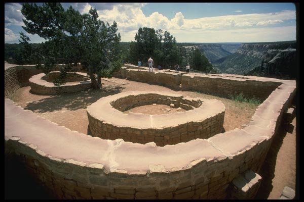 038053 Sun Temple Mesa Verde National Park A4 Photo Print