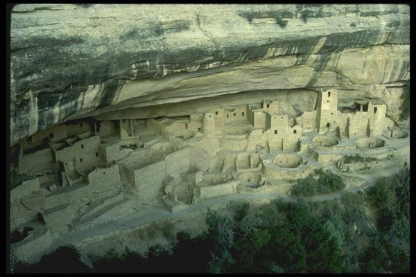 038058 Cliff Palace Mesa Verde National Park A4 Photo Print