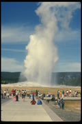 038083 Old Faithful Yellowstone National Park A4 Photo Print
