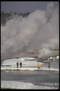 038089 Norris Basin Yellowstone National Park A4 Photo Print