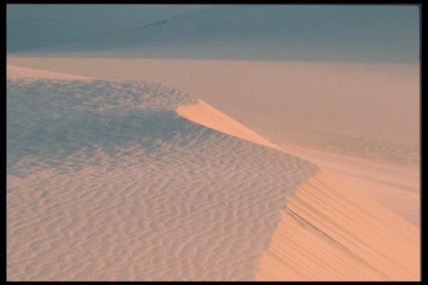 039008 Rippled Sand, Dunes A4 Photo Print