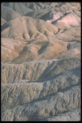 039085 Eroded Hills Of 20 Mule Team Canyon A4 Photo Print