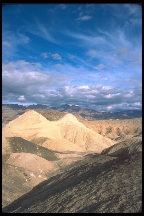 039086 View From 20 Mule Team Canyon A4 Photo Print