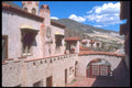 039093 Courtyard Of Scotty's Castle A4 Photo Print