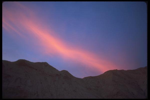 039099 Sunset Over Panamint Mountains A4 Photo Print