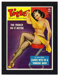 039K titter glamour magazine cover 2 Vintage Advert A4 Photo Print
