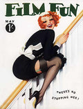 04 Film Fun Mar 193 Vintage Advert A4 Photo Print