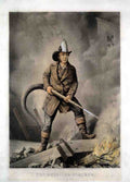 04 Fire Fighting Facing Enemy Vintage A4 Photo Print