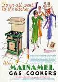 04 Mainamel Cookers Vintage Advert A4 Photo Print
