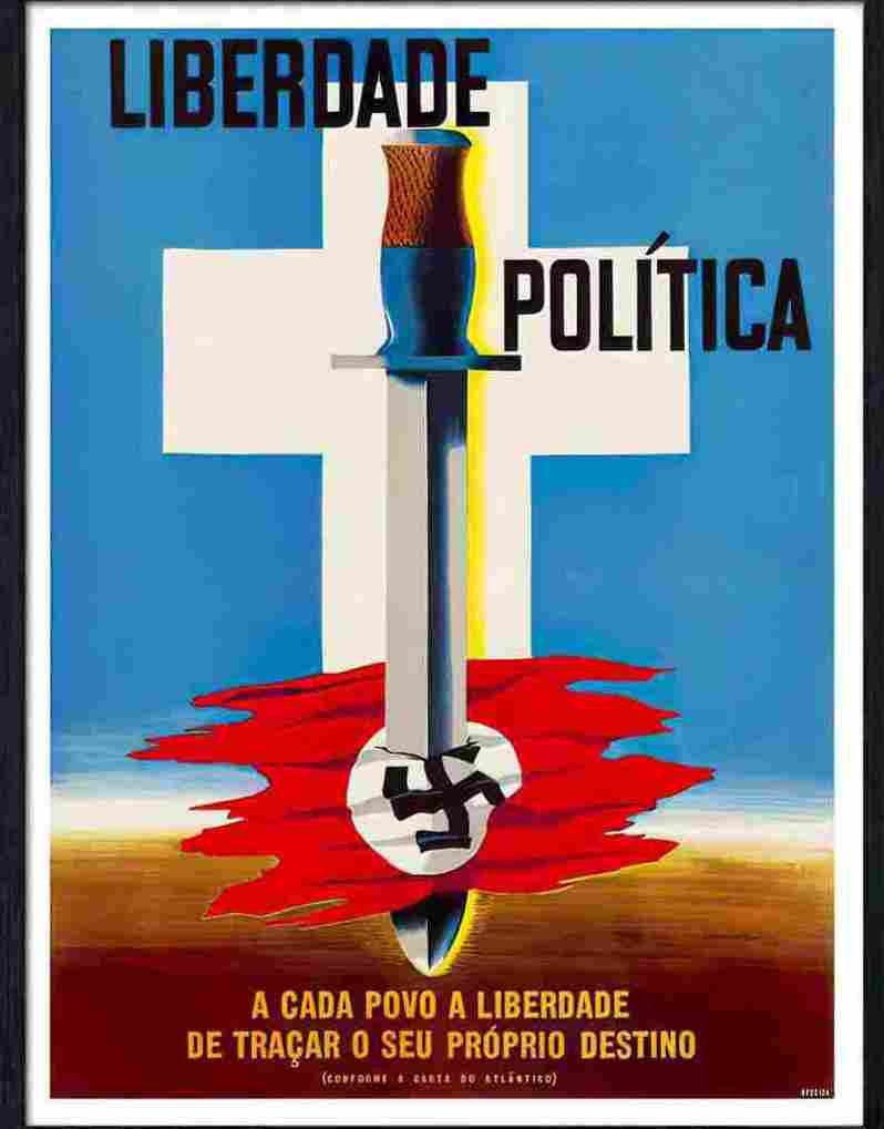 04 liberdade politica 1940s Advert A4 Photo Print