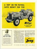 04 willys jeep 1940s 2 Vintage Advert A4 Photo Print