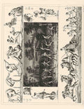 040 Grecian Games Engrve 1850 Vintage A4 Photo Print