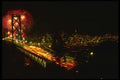 040003 Red Burst With Traffic A4 Photo Print