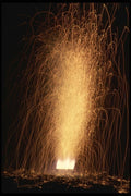 040029 Tower Of Fire A4 Photo Print