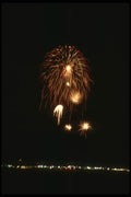 040040 Fiery Hairburst A4 Photo Print