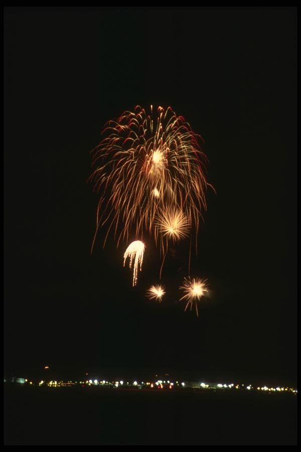 040040 Fiery Hairburst A4 Photo Print