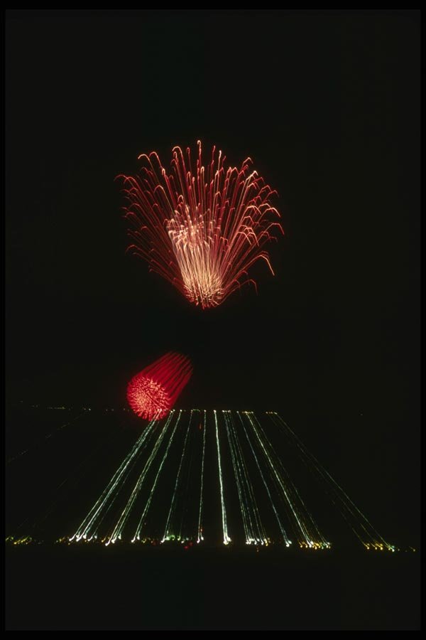040054 Runway Lights A4 Photo Print