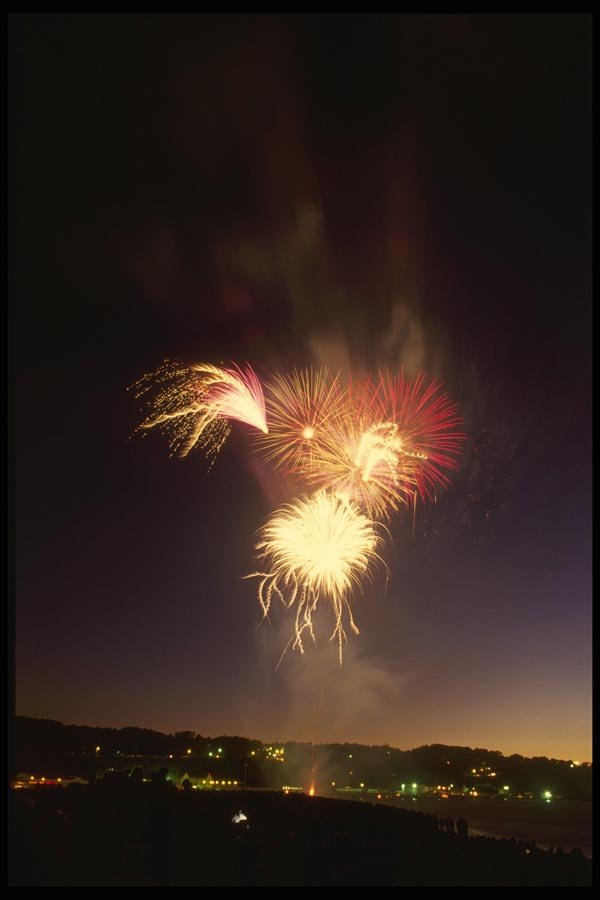 040090 Blast Over Oakland A4 Photo Print