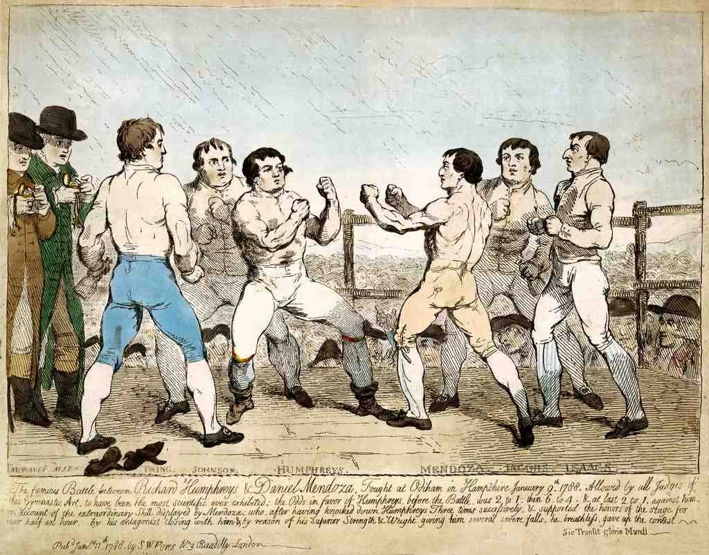 041 Boxing 1788 Vintage A4 Photo Print
