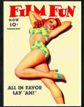041 film fun glamour magazine cover Advert A4 Photo Print