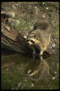 041091 Raccoon A4 Photo Print