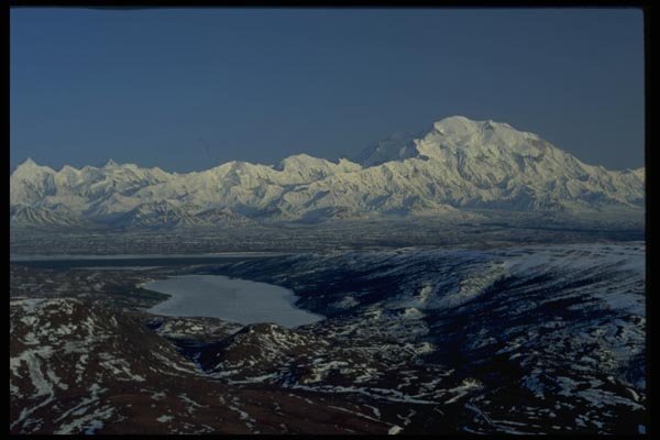 044012 Mt. McKinley From Ridge At Camp Denali A4 Photo Print