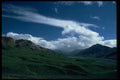 044037 Alpine Meadow And Clouds A4 Photo Print