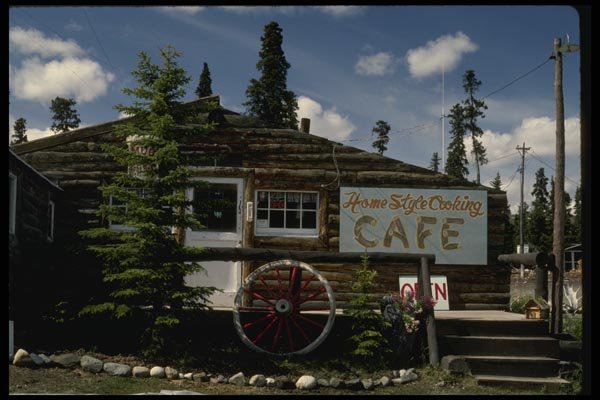 044053 Cafe A4 Photo Print