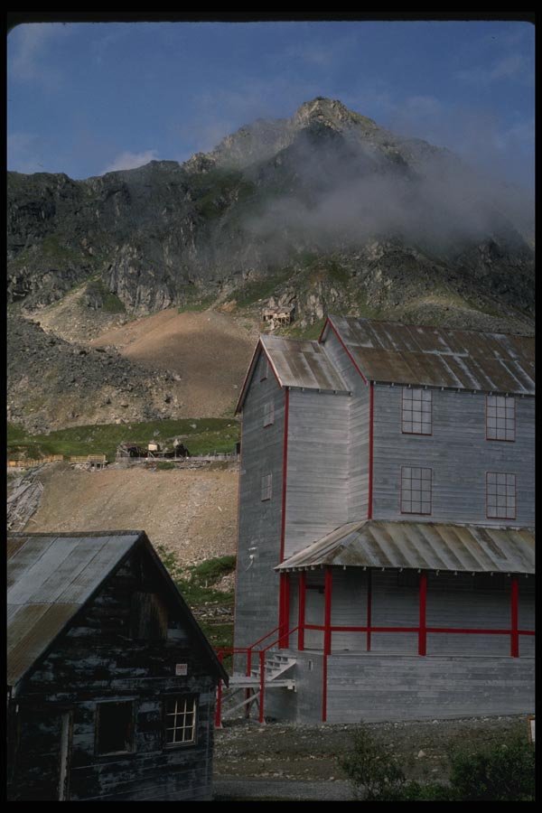 044060 Buildings At Independence Mine A4 Photo Print