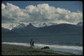 044077 Children On The Beach A4 Photo Print