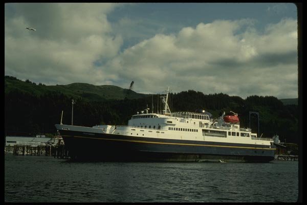044083 Alaska State Ferry A4 Photo Print