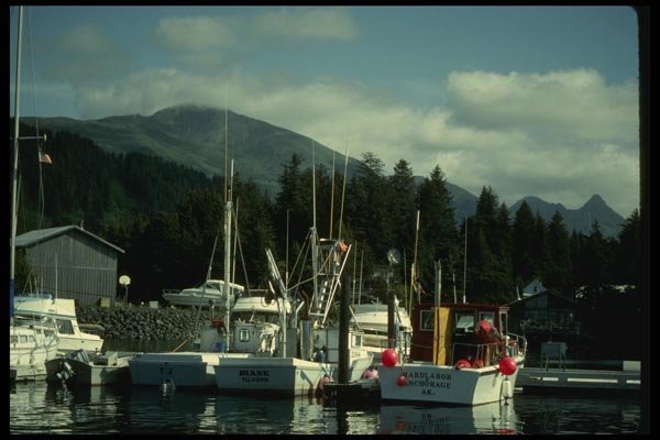 044084 Boats A4 Photo Print
